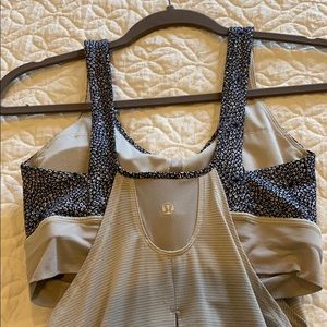 Tank with attach sport bra